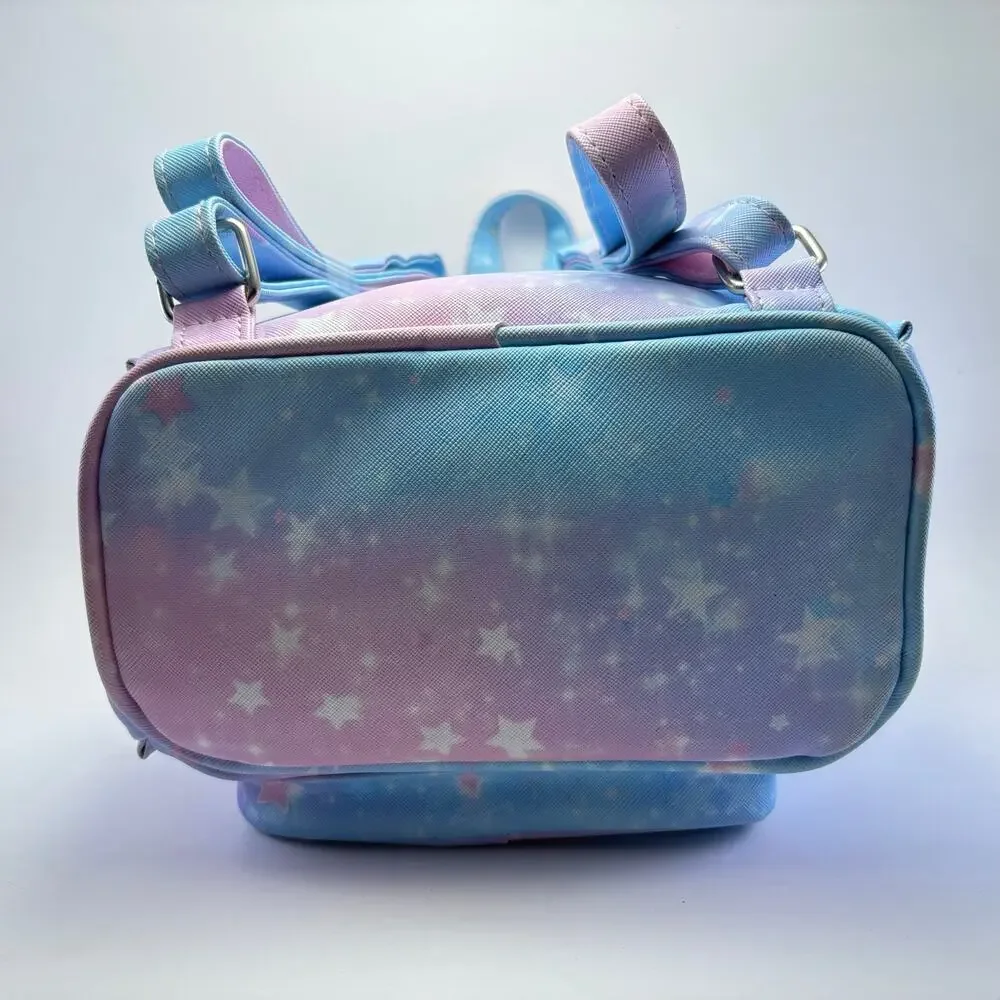 UNDER.ONE.SKY Unicorn Face Multicolored Mini Backpack